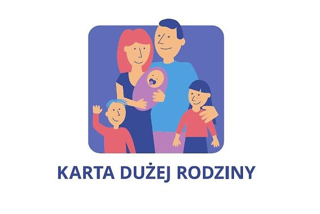 Grafika przedstawia logo programu Duża Rodzina